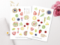 Preview: Fruit Cake Sticker Set